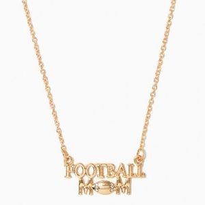 Pendant football mom necklace